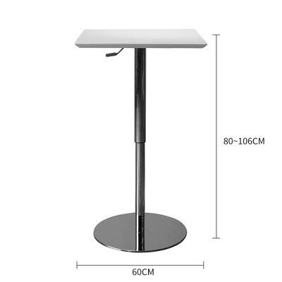 Metal High Bistro Bar Table 200cm 40cm 50cm Nordic Coffee Dining Table