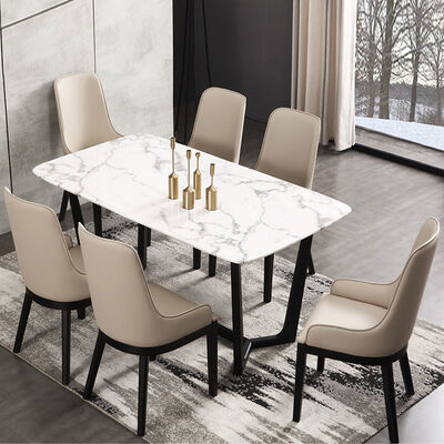 White Scandinavian Dining Table And Chairs 4 Set Hotel Home 520x940mm