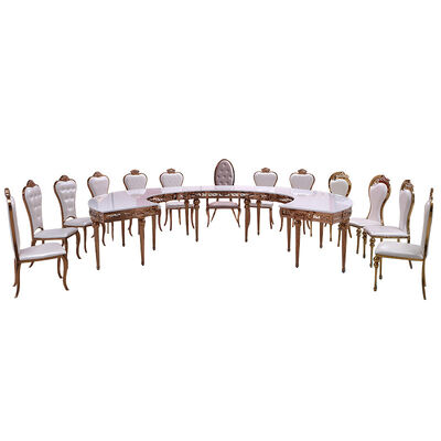 Nesting Hall Round Banquet Foldable Table Circular Party Stainless Steel