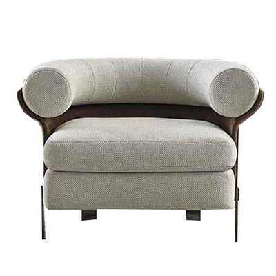 Office One Single Seater Armchair Couch Modern Fabric Lounge Leisure 20KG
