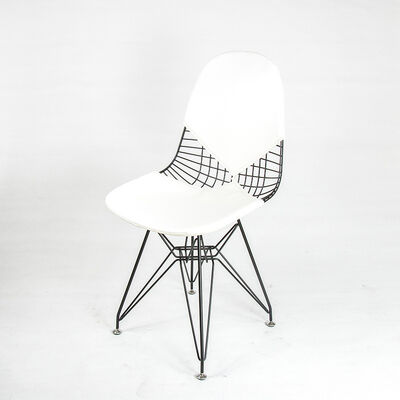 Iron Black Metal Frame Dining Chairs PU Leather Garden Comfy Indoor Outdoor