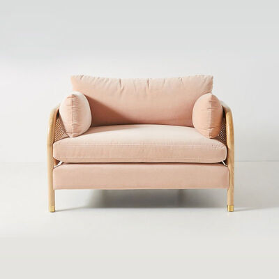 2 3 Piece Living Room Sectional Sofa With Recliners Pink Lounge Rattan Wicker Velvet