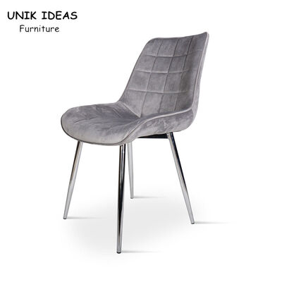 İyi bir fiyat. Leisure Modern Nordic Dining Chairs Upholstered Home Furniture Velvet Fabric çevrimiçi