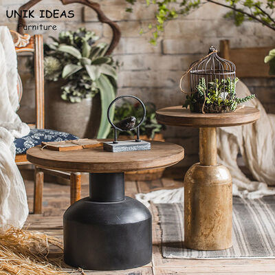 İyi fiyat Antique Hand Carved Luxury Center Table 8.5kg Decorative Solid Wood Round çevrimiçi