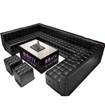 İyi fiyat Night Club Long Bench Pu Leather Vip Strip Booth Seating KTV Bar Furniture çevrimiçi