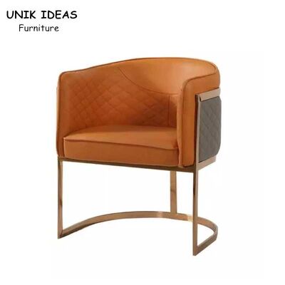 İyi bir fiyat. Italian Postmodern Luxury Lounge Armchair Stainless Steel Leg çevrimiçi