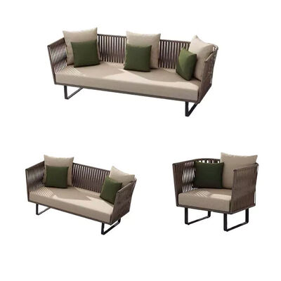 İyi bir fiyat. 1.5mm Modern Lounge Sectional Outdoor Sofa Adjustable Waterproof Garden Furniture Set çevrimiçi