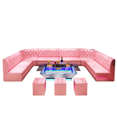 İyi fiyat U şekli Bölümsel Otel Lobisi Kanepe Lounge Kanepe Kulüp Kanepe çevrimiçi