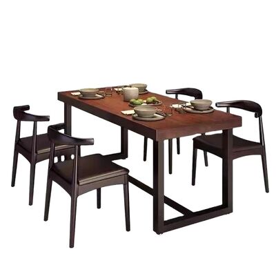 İyi bir fiyat. Cheap Factory Price Wooden Restaurant Furniture Hamburg Coffee Shop Table çevrimiçi