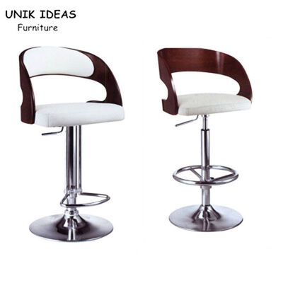 İyi bir fiyat. 42 Inch Adjustable Counter Height Stools Set Of 2 4  With Backs Metal Footrest çevrimiçi