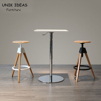 İyi bir fiyat. Metal High Bistro Bar Table 200cm 40cm 50cm Nordic Coffee Dining Table çevrimiçi