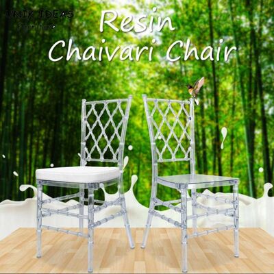 İyi bir fiyat. Bride Groom Resin Wedding Banquet Chairs Stackable Chiavari Diamond Crystal 40x40x92cm çevrimiçi