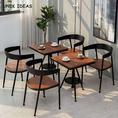 İyi bir fiyat. Pub Restaurant Rustic Cafe Table And Chairs 4 Piece Bistro Set Wooden Round çevrimiçi