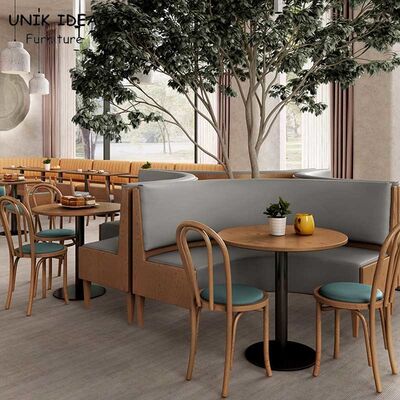 İyi bir fiyat. 150 Cm 120 Cm Booth Seating Restaurant Dining Table And Chairs X4 X6 Vintage çevrimiçi