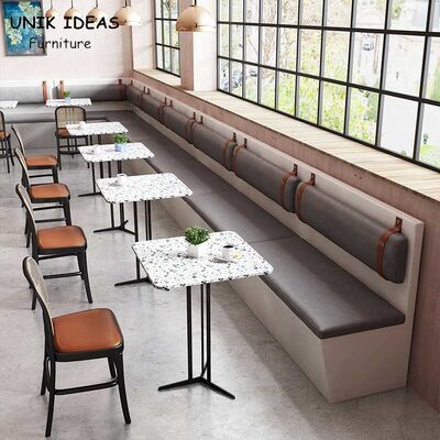İyi bir fiyat. Cafe Style Dessert Shop Restaurant Dining Table And Chairs 100CM 110CM 120CM çevrimiçi