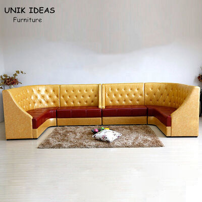 İyi fiyat Vintage Chesterfield Club Sofas For Golf Clubs Chair Banquette Retro European çevrimiçi