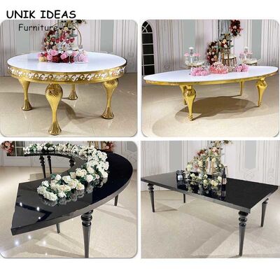 İyi bir fiyat. 5 Foot 4 Foot Folding Banquet Table Chairs Wedding Stainless Steel çevrimiçi