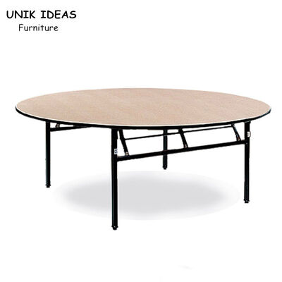 İyi fiyat 30 X 72 Folding Banquet Table Round Waterproof Round Hotel 1.8m çevrimiçi