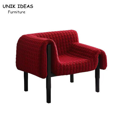 İyi fiyat Accent Single Seater Armchair Cuddle One Seater Couch Leather Red Pink Blue çevrimiçi