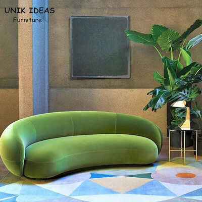 İyi bir fiyat. Half Moon Shaped Sectional Living Room Couch Sets With Recliners Long Booth 160cm çevrimiçi