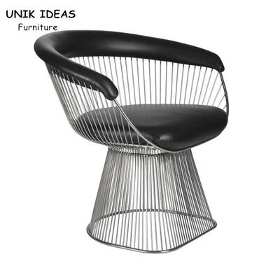 İyi bir fiyat. VIP White Black Metal Mesh Dining Chairs Outdoor Luxury Lounge Waiting Room çevrimiçi